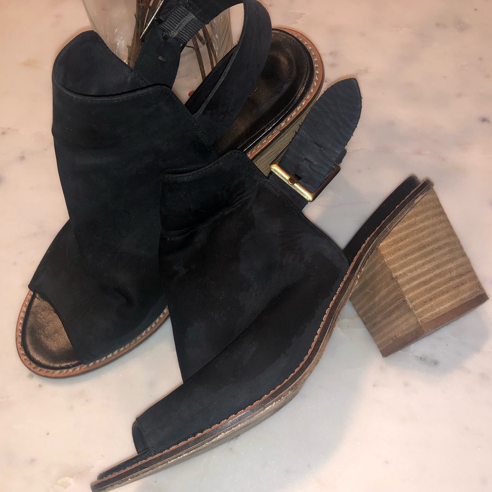 Chinese Laundry open toe sling back booties sz 8.5